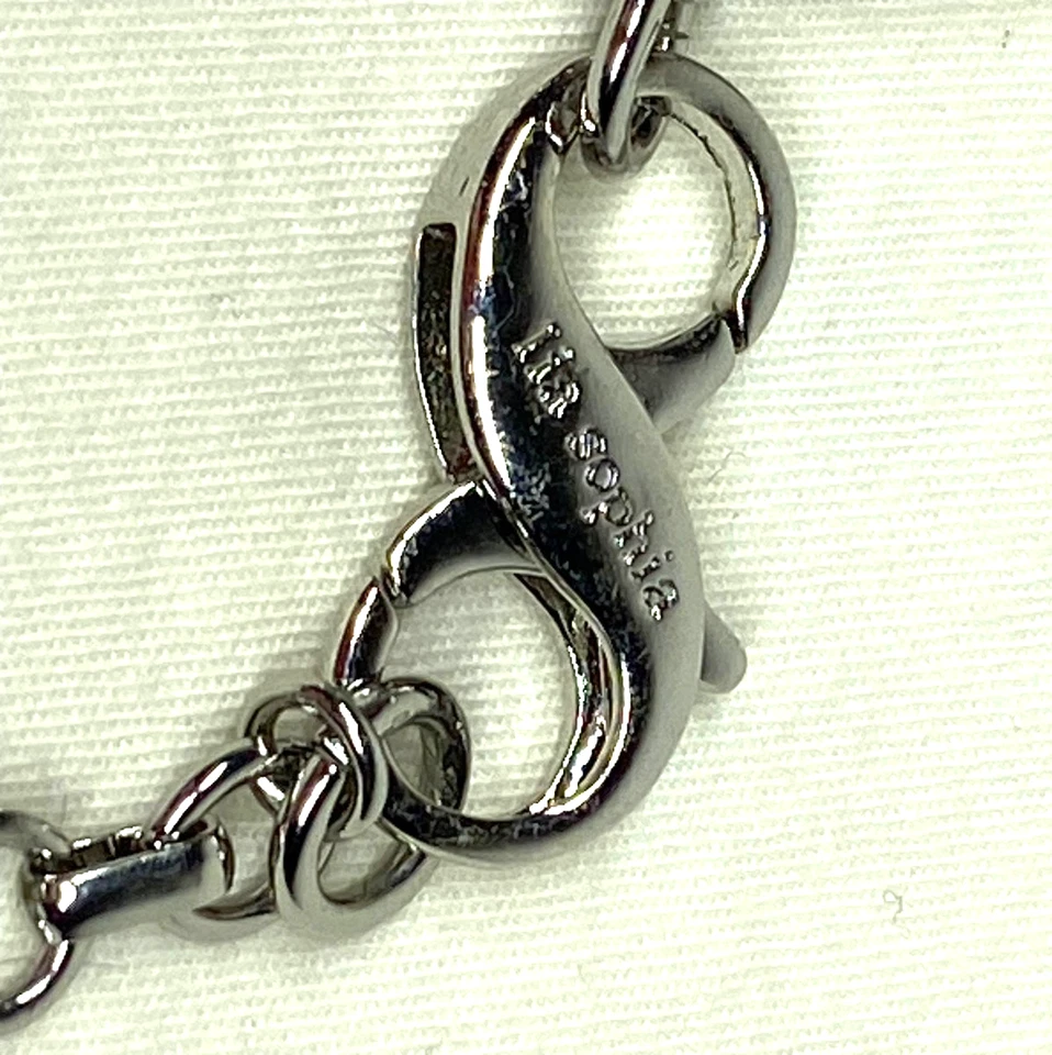 2 colares Lia Sophia InfinitMe ametista e jade aquática com um fecho infinito - Imagem 4 de 4