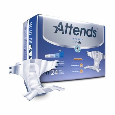 Unisex Adult Incontinence Brief Attends  Advanced Tab C