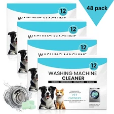 Uproot Clean Washing Machine Cleaner Tablets - 48 Pack for a 24 Month Supply. Fo