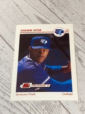 1991 Impel Line Drive Shawn Jeter #506 Pre-Rookie Syracuse Chiefs Baseball Card. rookie card picture