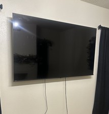 75’m + Wall Mountable Flat Screen TV, Black
