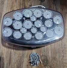 Remington Swing Setter II Hot Rollers Curlers With Clips Flocked Tested