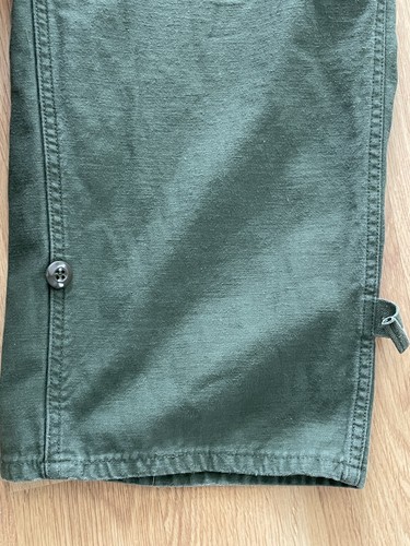 Tuta uomo vintage anni 80 autentica verde militare 100% raso di cotone grande - Foto 8 di 21