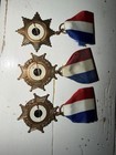 1968-1969 Junior Girls Team Shooting Medals Red White Blue Ribbons Lot of 3 — photo 1