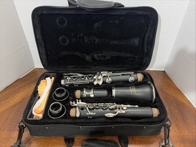 Eastar ECL 400 Commandr Ebonite Silver Keys B Flat Wind Band Clarinet, BB Reeds.