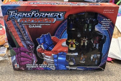 Transformers Armada Battle For Cybertron Board Game - 2003 Hasbro - READ