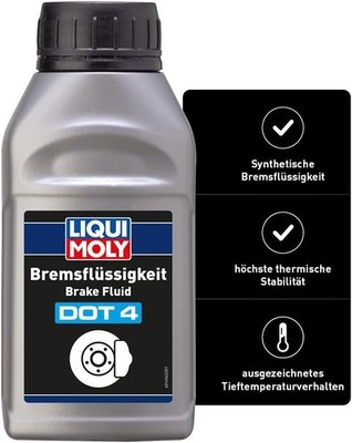 LIQUI MOLY Brake Fluid DOT 4 | 500ml | Brake Fluid | Item No.: 21156 Silver