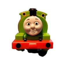 Thomas Friends Percy Train Pull Back Go Racer Train Engine 2009 Mattel R9495