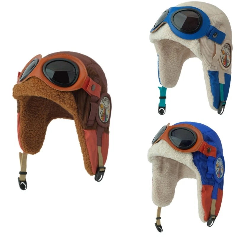 Outdoor Warmth Hat Thickening Winter Hat Unisex Adjustable Earmuffs Hat