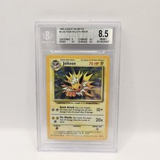 Pokemon Card Jolteon 4/64 Set Jungle BGS 8.5 No Symbol Near Mint Cosmos Holo ENG