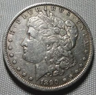 1890 P  / MORGAN SILVER DOLLAR
