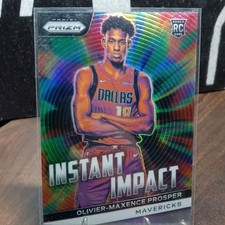 Panini Prizm Instant Impact Olivier-Maxence Prosper #6 Dallas Mavericks Card