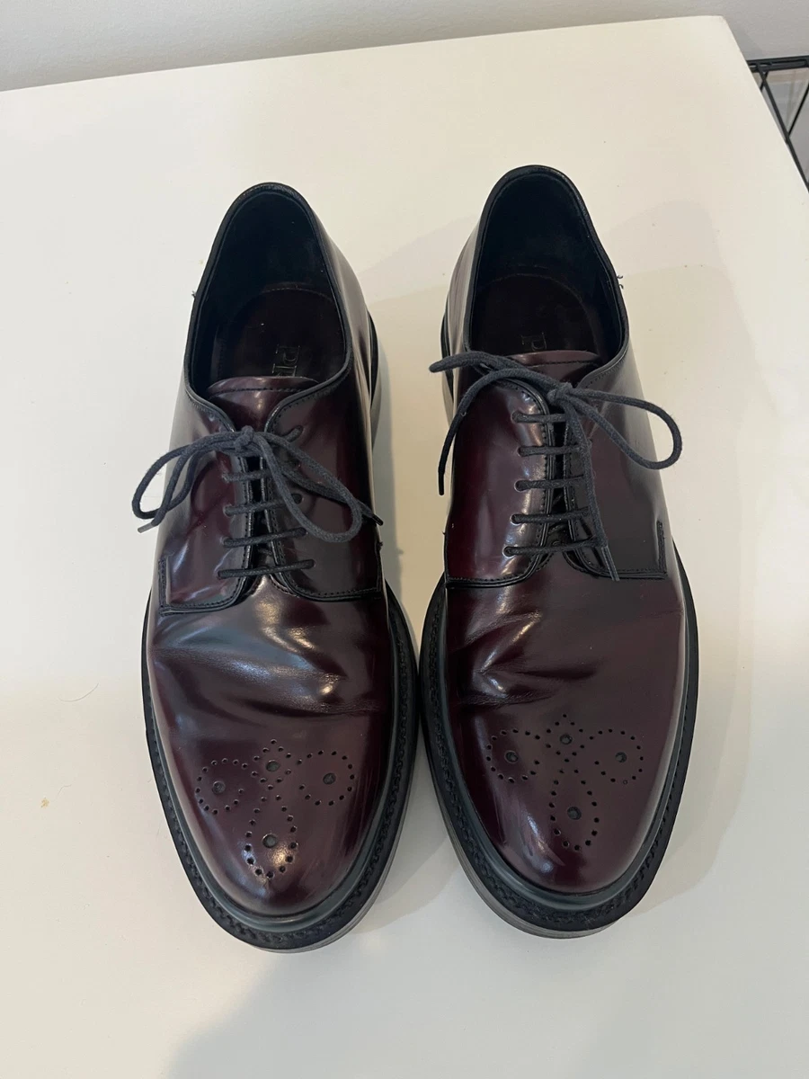PRADA Oxford Brown Dress Shoes for Men for sale | eBay