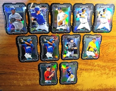 2013 BOWMAN CHROME ''BREAKOUTS'' DIE CUTS (LOT OF 11) MONTERO KIVLEHAN A BURNS /99