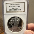 2002 W American Eagle 1 oz .999 Silver Proof NGC PF 70 Ultra Cameo