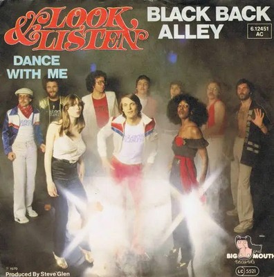 Look & Listen Black Back Alley Vinyl Single 7inch NEAR MINT Big Mouth