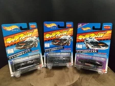 3 types Charawheel KNIGHT RIDER 2000 K.I.T.T, K.A.A.R. HOT WHEELS red scanner
