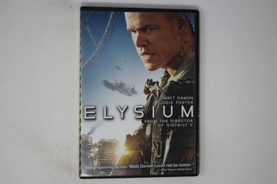 Elysium DVD Matt Damon Jodie Foster Sci-fi Movie