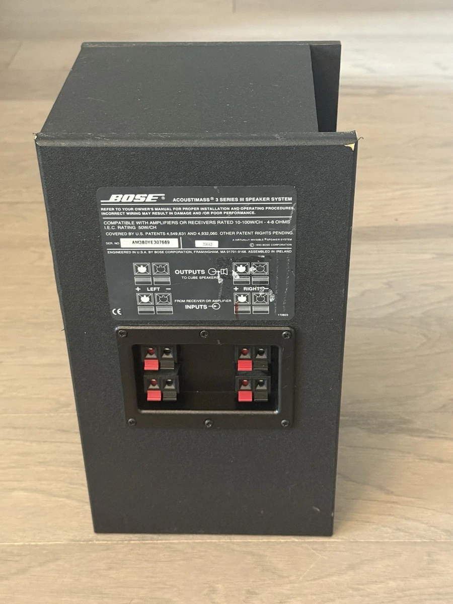 Bose Acoustimass 3 Home Speakers and Subwoofers for sale - eBay