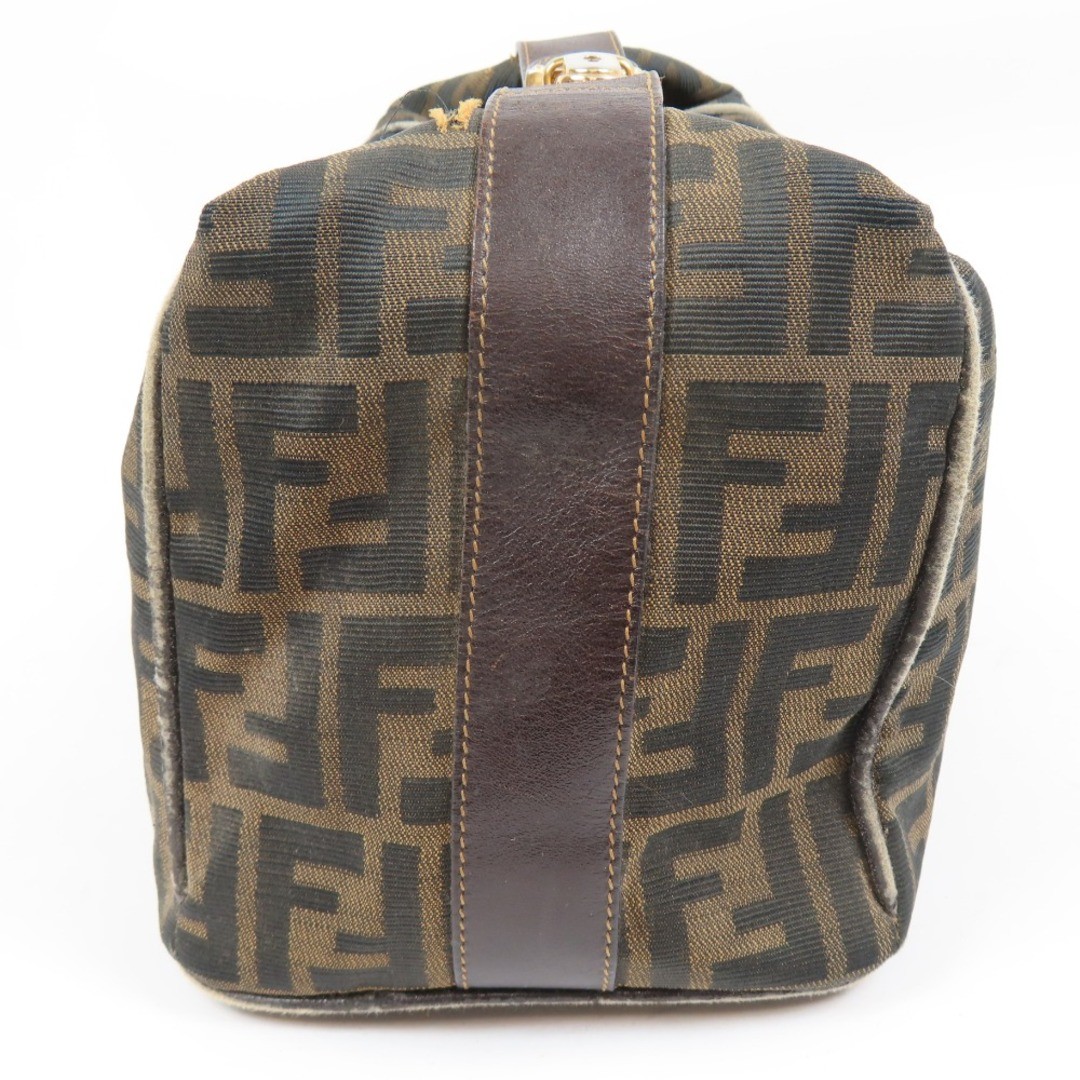 FENDI Zucca Vanity Hand Bag Pouch Brown FF Logo Women's Auth thumbnail 4
