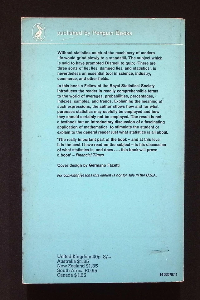 Use and Abuse of Statistics by W. J. Reichmann, 1970 Pelican PB - Image 2 of 4