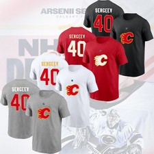 HOT NOW!!! - Arsenii Sergeev #40 Calgary Flames Team 2026 Player Name & Number