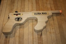 Ultra Mag Magnum 12 Line Semi-Auto Rubber Band Gun and price list Instrctions