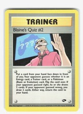 Blaine's Quiz #2 Uncommon Gym Challenge 111/132 LP on eBay