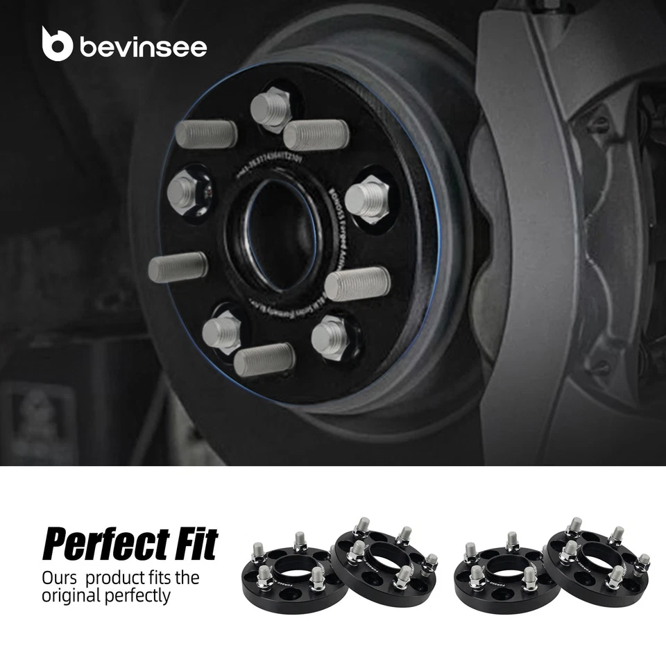 4x20mm Hubcentric Wheel Spacers For Tesla 3 RWD AWD Standard Range/Long Range Foto 2 de 4