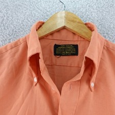 Vintage SEARS Perma Prest Trim Regular Fit Men's L Long Sleeve Button Down Shirt