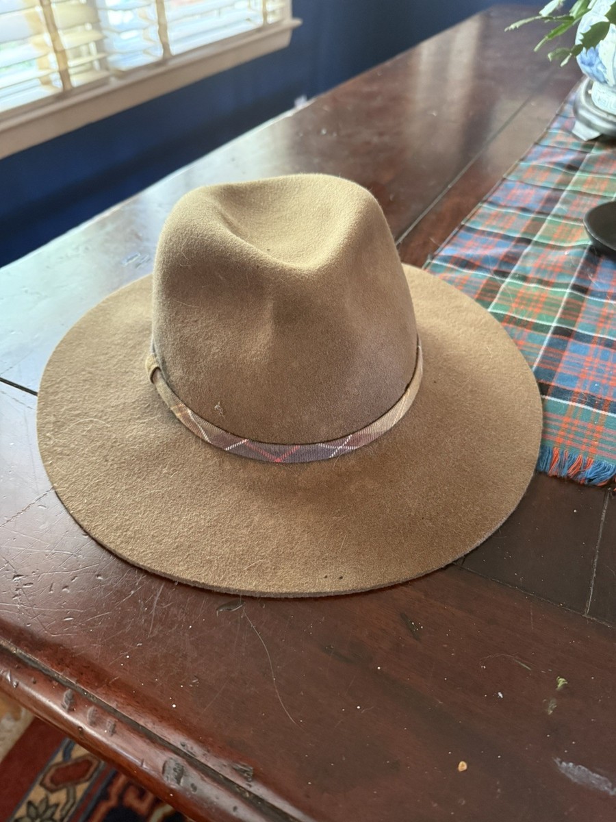 Barbour Olive Wool Fedora with Tartan Band Barbour Lewis Trapper Hat Olive – The Sporting Lodge main image 4