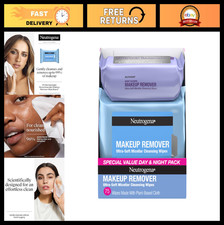 Facial Cleansing Wipes - Makeup Remover Towelettes  Night Calming Cloths, 75 Co