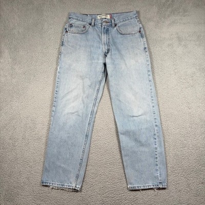 Levi's 550 Relaxed Fit Jeans Men's Size 33x30 Straight Leg Light Wash Denim Y2K