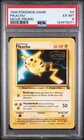 1999 POKEMON GAME MOVIE PROMO #4 PIKACHU PSA 6