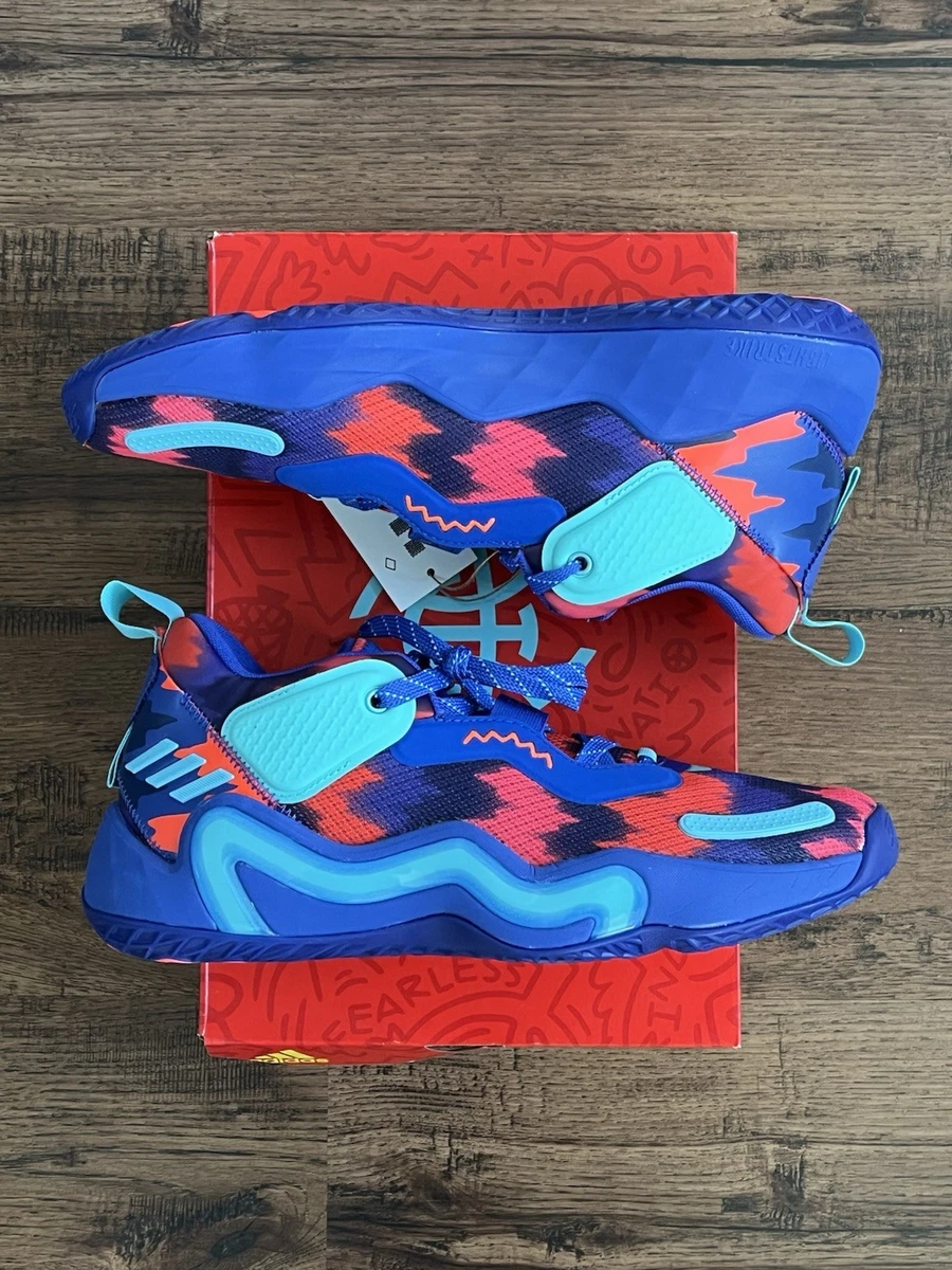 adidas D.O.N. Issue #3 Sonic Ink Solar Red for Sale  display picture 1