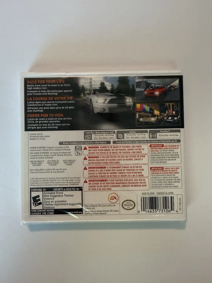 Need for Speed: The Run Nintendo 3DS New Sealed - Image 2 of 4