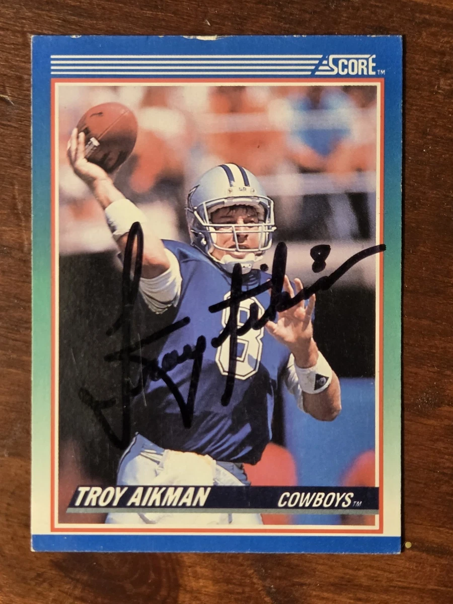 25+ Score Troy Aikman #21 Trading Card 1990 for sale | Updated Oct