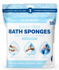Scrubzz Disposable Bed Bath Wipes 25 Pack for Elderly Travel Camping Single Use 