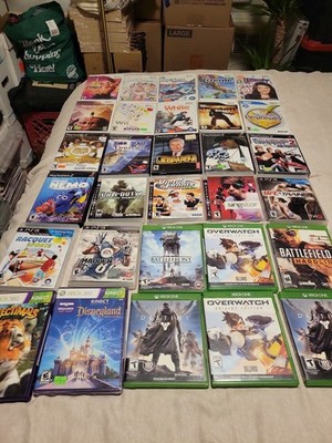 Lot of 50 Various Retro Games: Sega Genesis, SNES, Wii, and More!