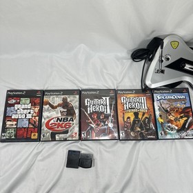 Guitar Hero Bundle. Sony Playstation2 PS2 Fat Console  - Guitars, Games, & More.