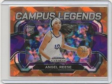 2024 Angel Reese Panini Prizm Draft Picks WNBA Orange Ice #4 Chicago Sky RC
