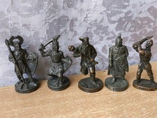Muñeca RARA RETRO Juguete Militar Soldado Arte Metal Figura Estatua Kinder Guerrero