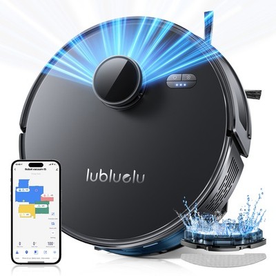 Lubluelu L15 Saugroboter Lasernavigation Wischfunktion App-Steuerung Gebraucht!!