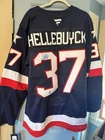 Connor Hellebuyck Signed Autograph Team USA Four Nations Hockey Jersey NHL Jets