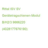 Rittal Isv Sv GeräTetragschienen-Modul B/H2/3 9666220 (4028177676190)
