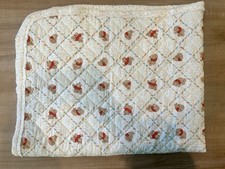 90  s VTG Disney Winnie The Pooh Quilt Crib Blanket Patchwork