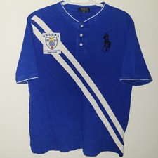 Polo Ralph Lauren Big Pony League Championships Polo Youth Size 18-20 XL Blue
