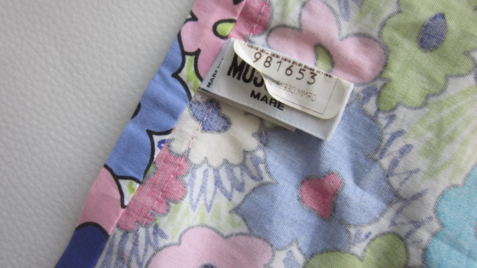 Gonna Sarong Floreale Moschino Mare Avvolgente Cravatta Copri Piccolo Italiano IT40 US 32 Sm