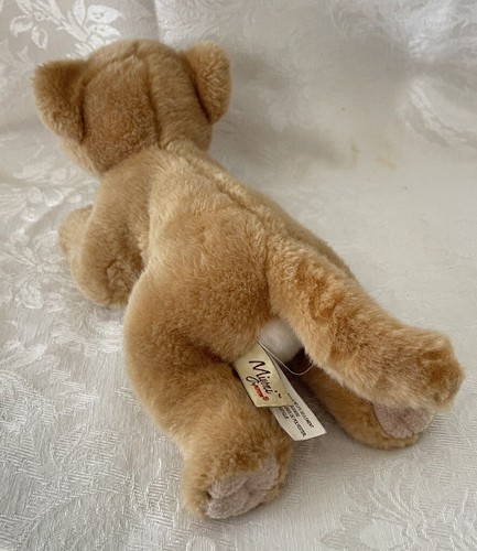 Peluche Aurora Miyoni Rory morbido realistico cucciolo di leone bambino 12" marrone marrone chiaro 2017 - Foto 6 di 14