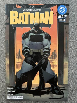 ABSOLUTE BATMAN  # 1 SCOTT SNYDER / DRAGOTTA  COVER A  1ST PRINT SOLD OUT NM+!!